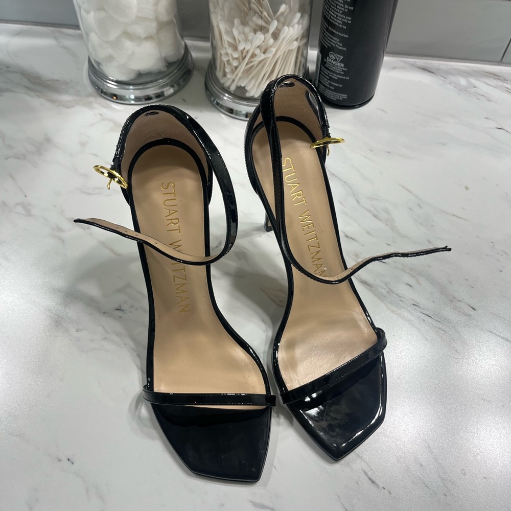 Stuart Weitzman Black Stiletto Heels